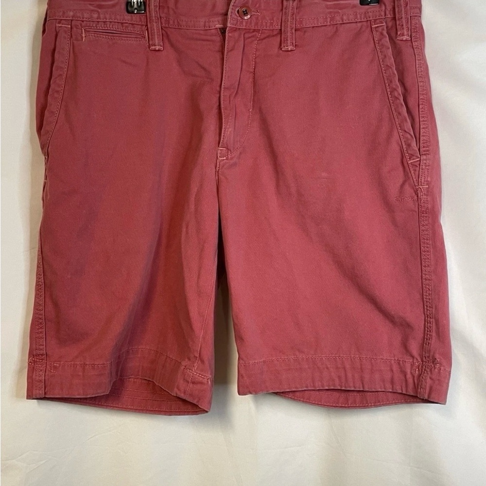 Polo Ralph Lauren Shorts Mens 32 Pink Relaxed Fit Chino Cotton Drawstring Casual